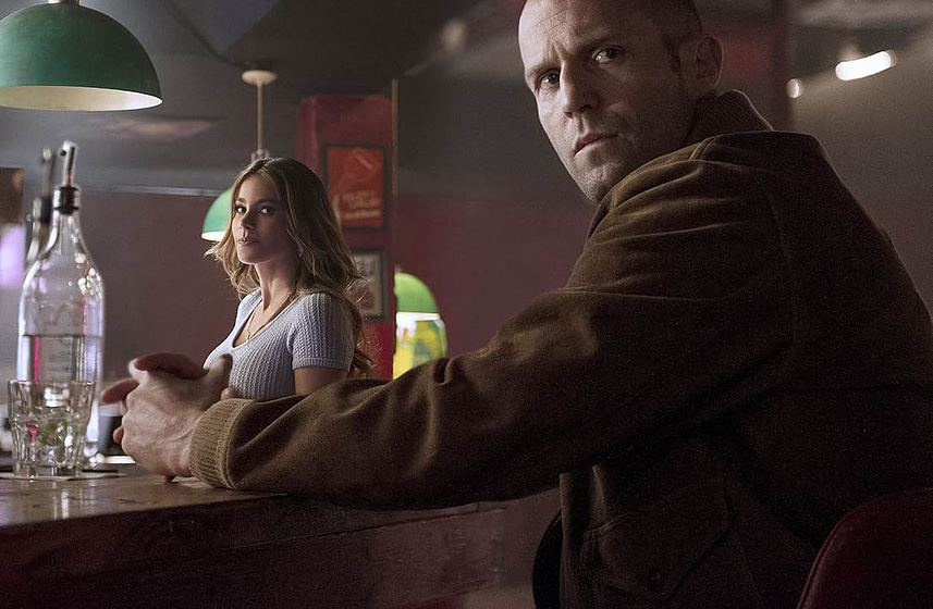 Jason Statham y Sofía Vergara en Jugada Salvaje