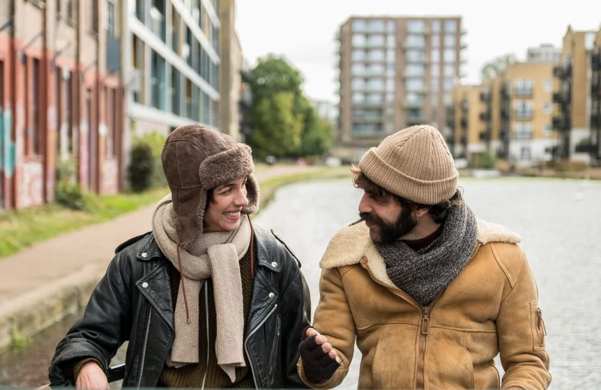 Natalia Tena y David Verdaguer en tierra-firme
