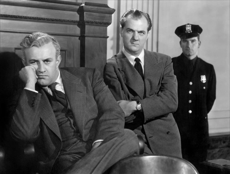 Lee J. Cobb y Karl Malden en el-justiciero
