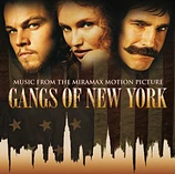 Carátula de la banda de sonido de Gangs of New York