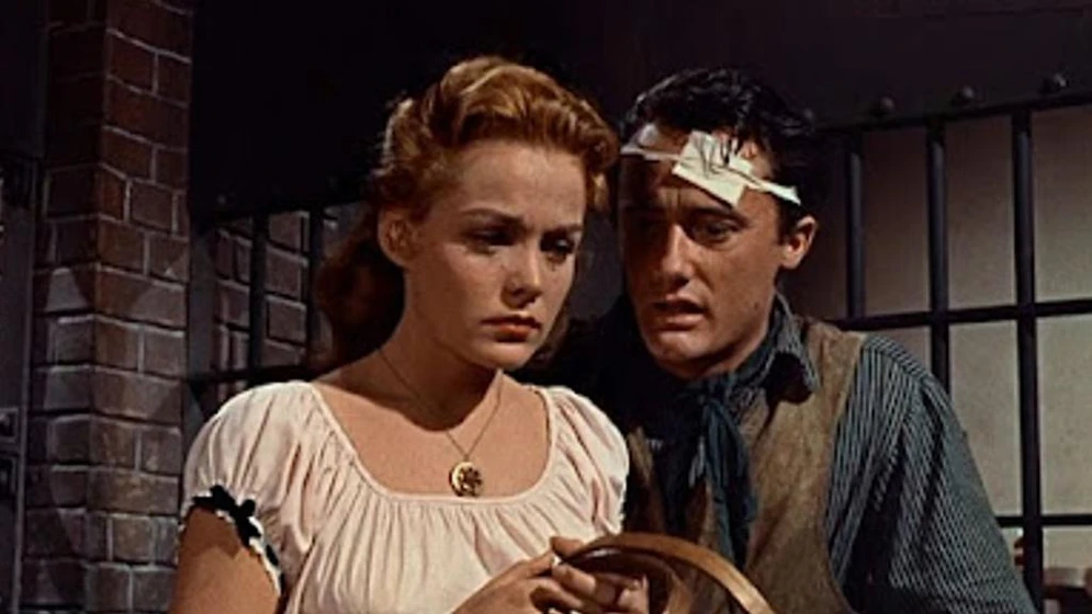 Robert Vaughn y Joan Blackman en un-buen-dia-para-una-ejecucion