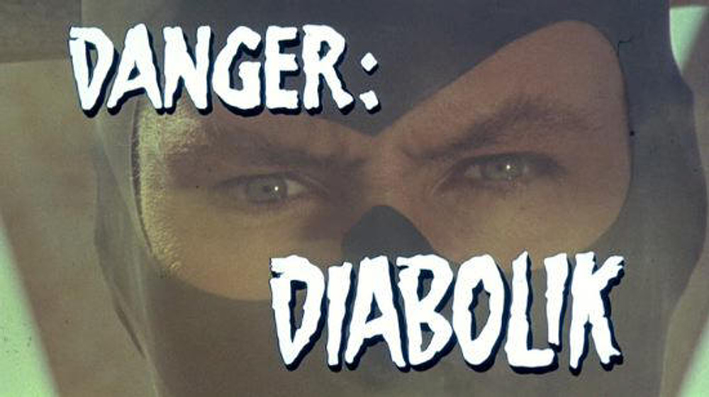 John Phillip Law en Diabolik (Títulos de crédito)