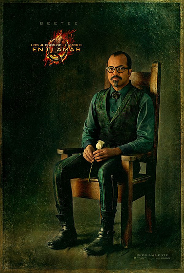 Jeffrey Wright en Los Juegos del Hambre. En Llamas (Cartel promocional)