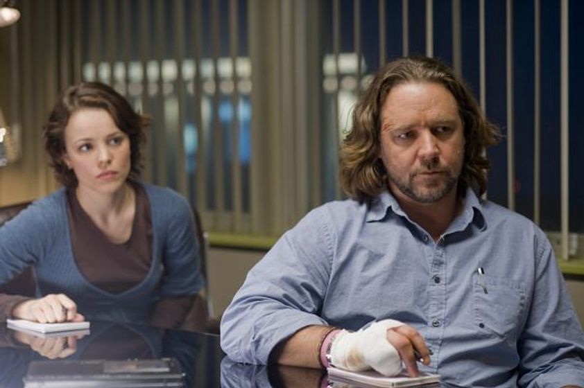 Rachel McAdams y Russell Crowe en La Sombra del Poder
