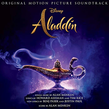 Carátula de la banda de sonido de Aladdin