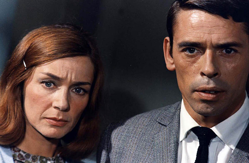 Emmanuelle Riva y Jacques Brel en Riesgos del Oficio