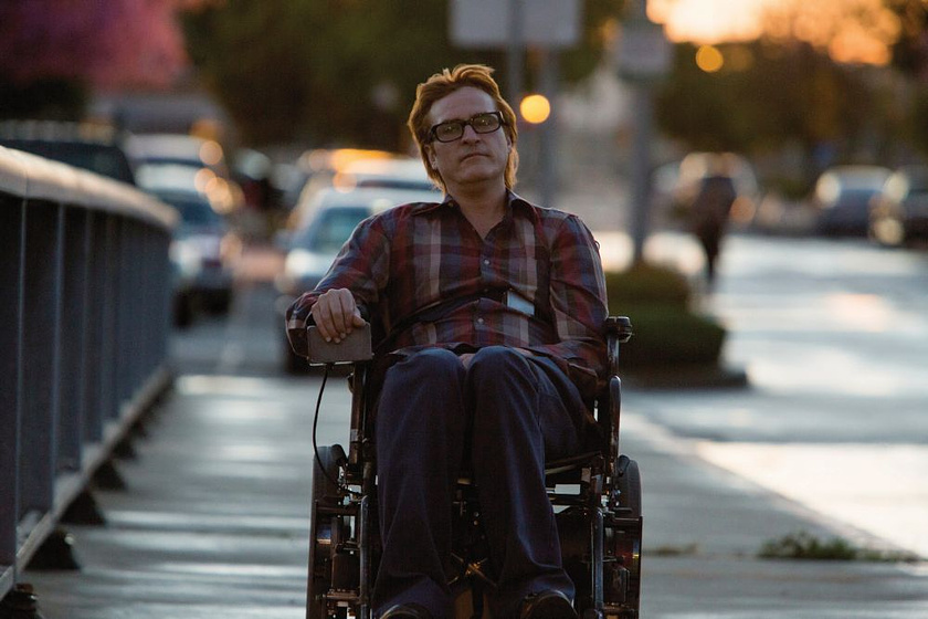 Joaquin Phoenix en No te preocupes, no llegará lejos a pie