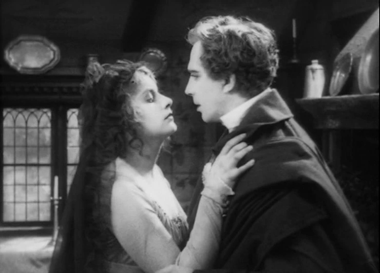 Greta Garbo y Lars Hanson en la-saga-de-gosta-berling