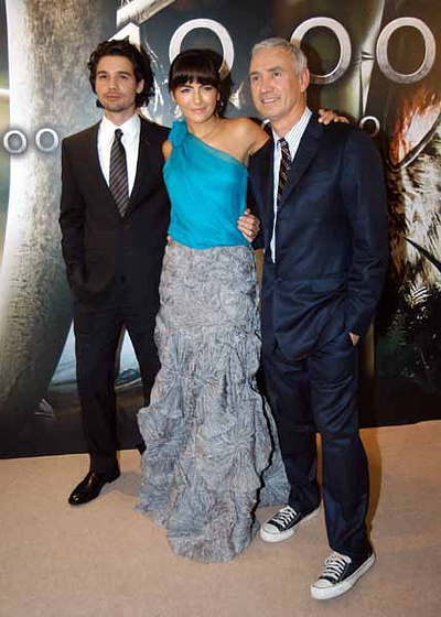 Roland Emmerich, Camilla Belle y Steven Strait en 10.000 (Photocall Madrid (Febrero 2008))