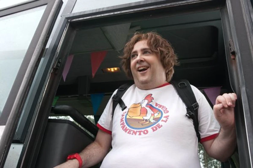 Carlos Areces en campamento-flipy