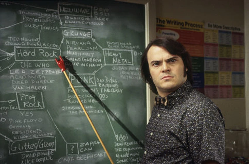 Jack Black en escuela-de-rock
