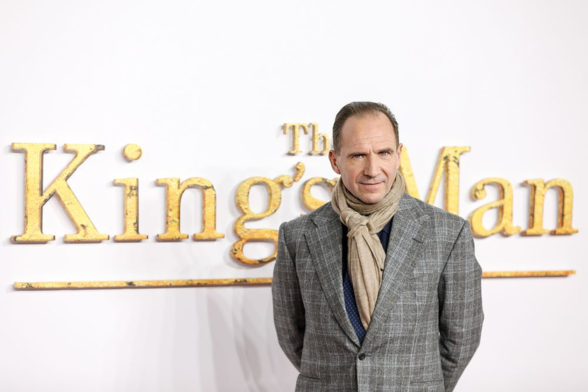 Ralph Fiennes en The King's man: La Primera misión (Premiere en Londres. Diciembre 2021)