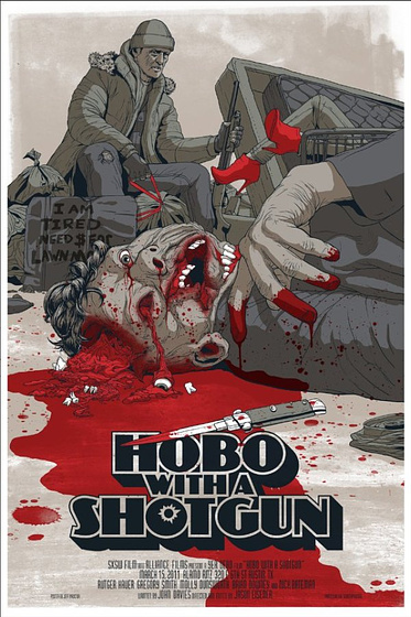 Imagen de Hobo with a Shotgun (Poster dibujado)