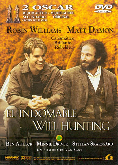 Imagen de El Indomable Will Hunting (Carátula DVD)