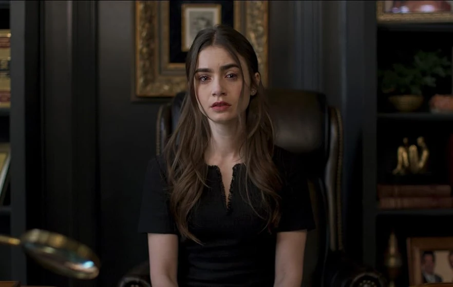 Lily Collins en la-herencia-2020