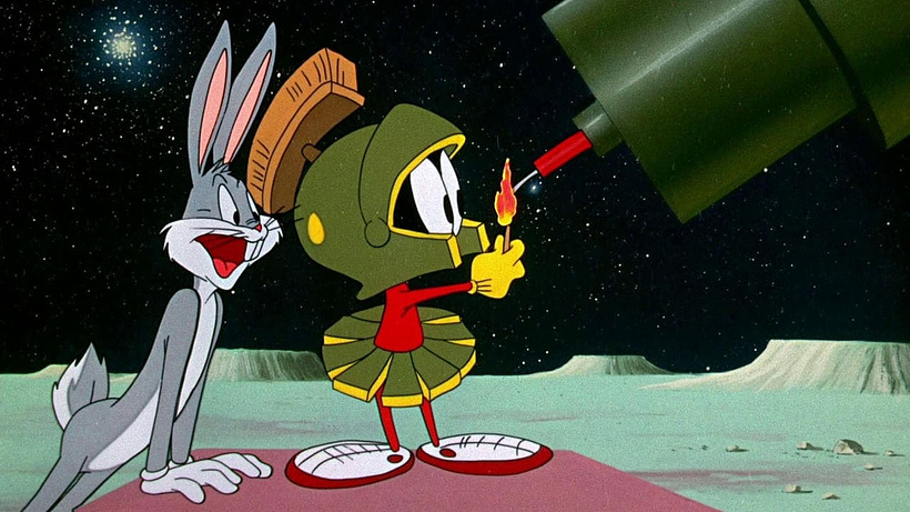 Imagen de Bugs Bunny, conejo astronauta