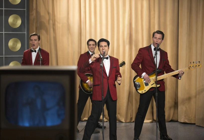 Vincent Piazza, Erich Bergen y Michael Lomenda en jersey-boys