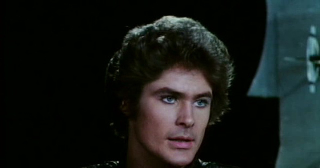 David Hasselhoff en Star Crash. Choque de Galaxias