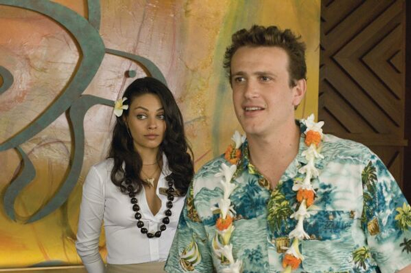 Mila Kunis y Jason Segel en Paso de Ti