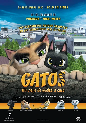 Poster de Gatos. Un Viaje de vuelta a casa