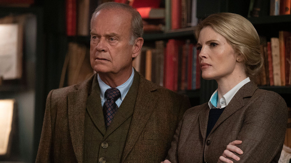 Kelsey Grammer y Nathalie Cox en Miss Willoughby y La Librería Embrujada