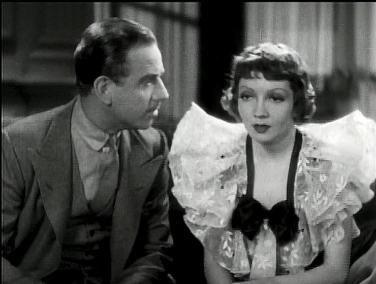 Melvyn Douglas y Claudette Colbert en Sucedió una Vez