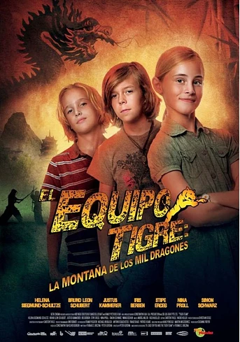 Poster de El Equipo Tigre. La montaña de los mil dragones