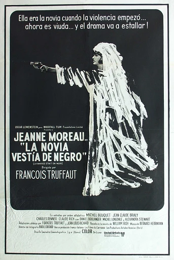 Poster de La Novia vestía de negro