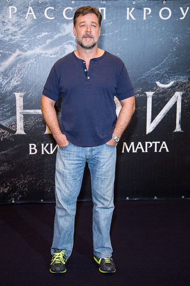 Russell Crowe en Noé (Premiere en Moscú. Marzo 2014)