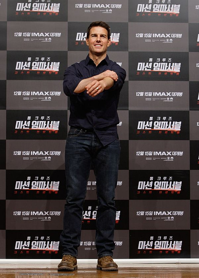 Tom Cruise en Misión: Imposible. Protocolo fantasma (Premiere en Corea del Sur. Diciembre 2012)