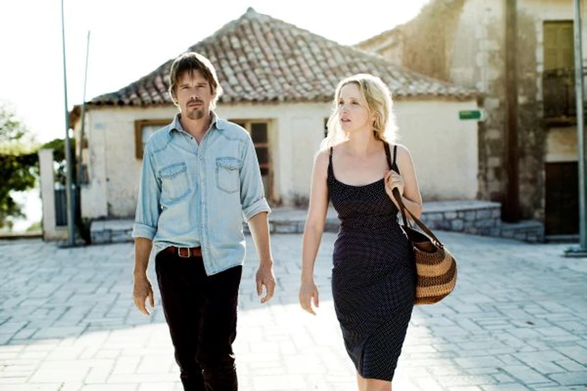 Ethan Hawke y Julie Delpy en antes-del-anochecer