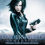Carátula de la banda de sonido de Underworld: Evolution, The Score