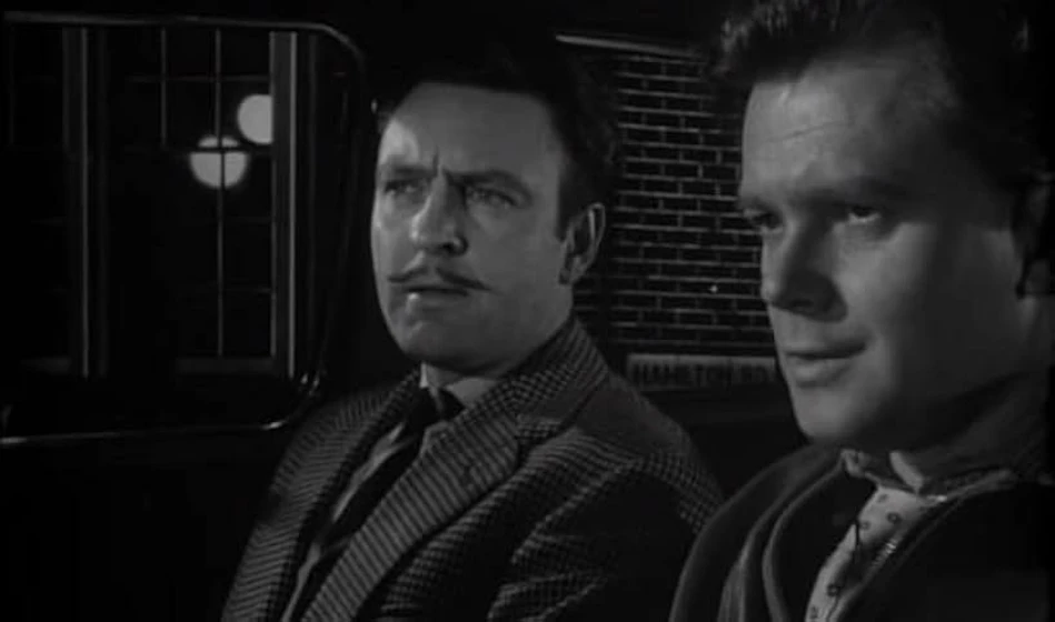 Donald Sinden y Nigel Stock en testigo-en-peligro