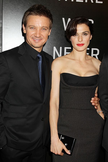 Rachel Weisz y Jeremy Renner en El Legado de Bourne (Premiere en New York. Agosto 2012)