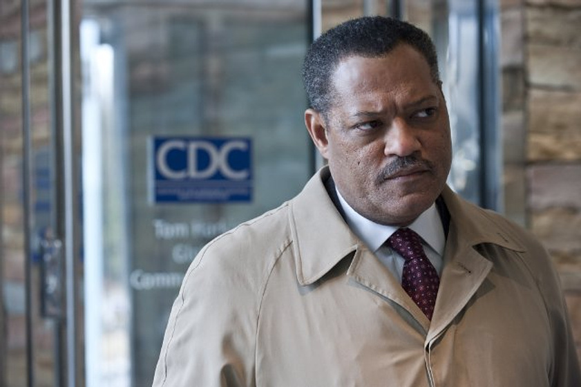 Laurence Fishburne en Contagio