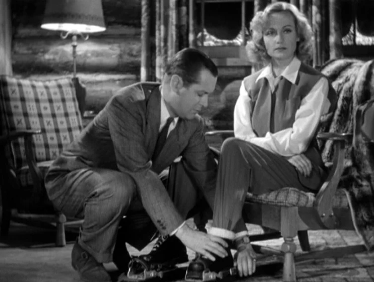 Carole Lombard y Robert Montgomery en matrimonio-original