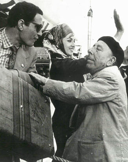 Nino Manfredi, José Isbert y Emma Penella en El Verdugo