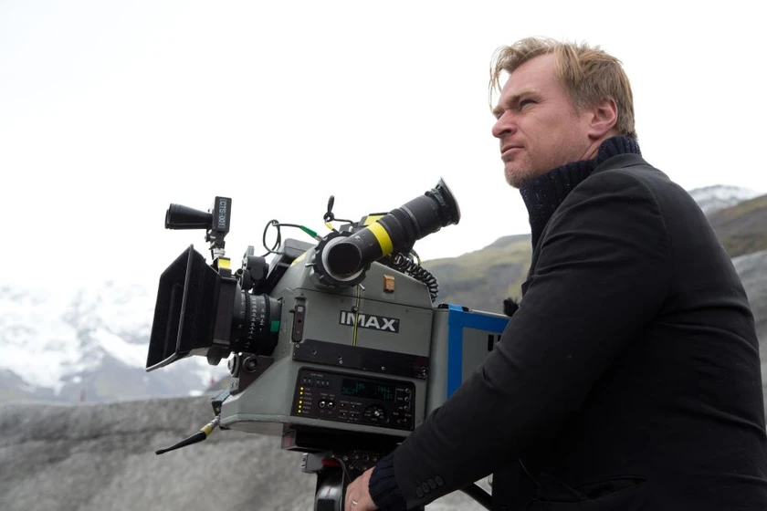 Christopher Nolan en interstellar (Rodaje)