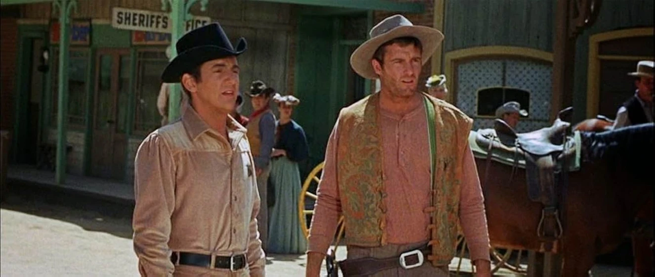 Bobby Darin y Don Galloway en justicia-en-abilene