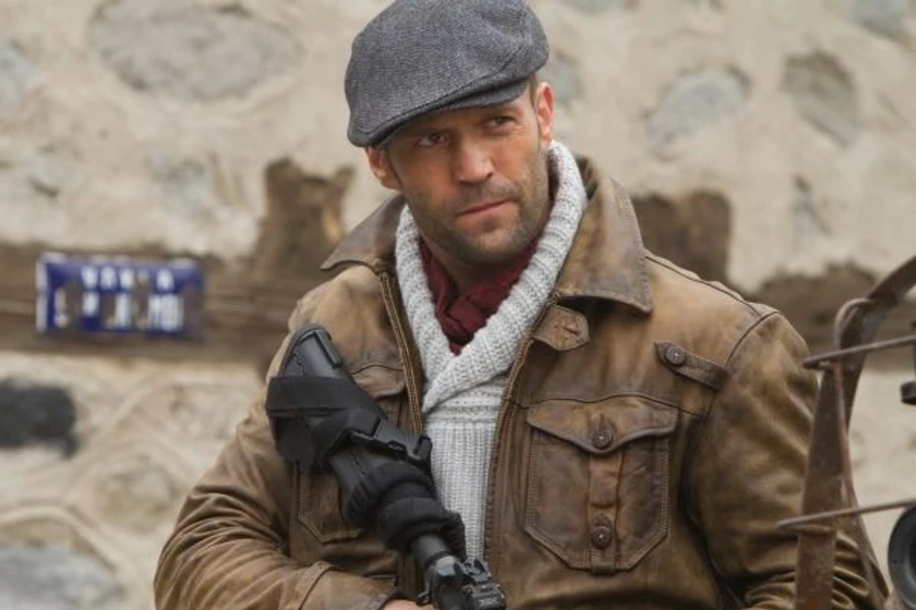 Jason Statham en los-mercenarios-2