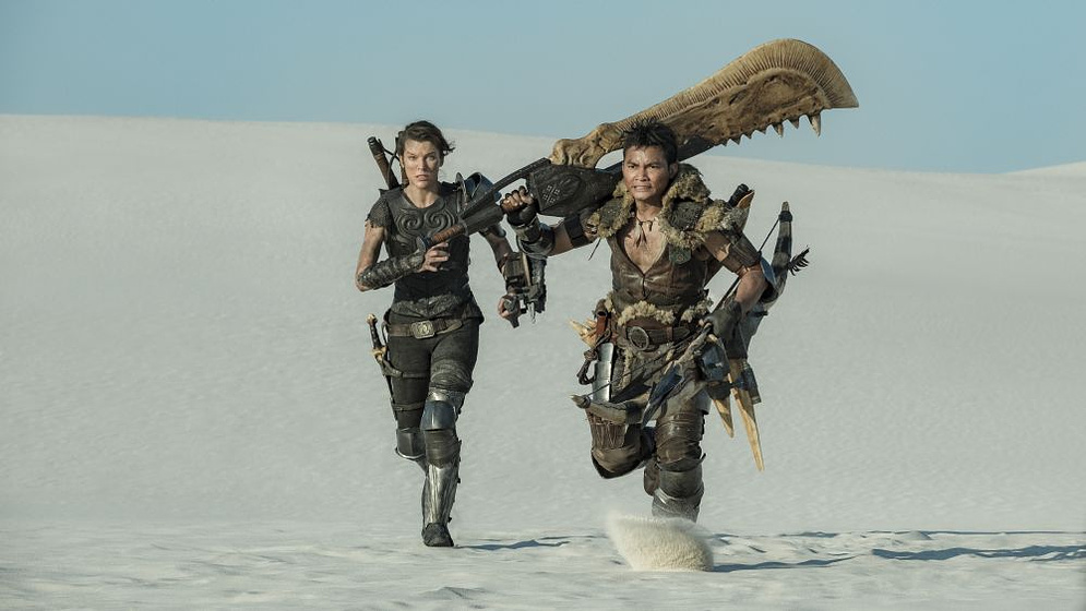 Milla Jovovich y Tony Jaa en Monster Hunter