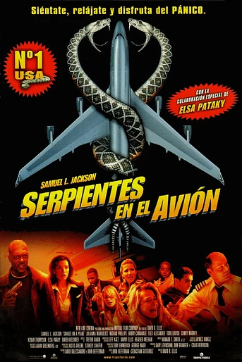 Poster de Serpientes en el Avión