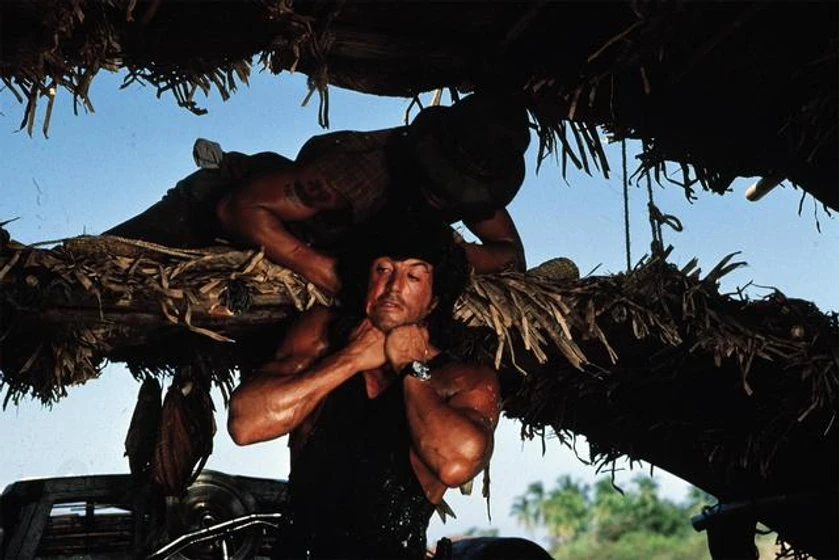 Sylvester Stallone en Rambo: Acorralado, II parte