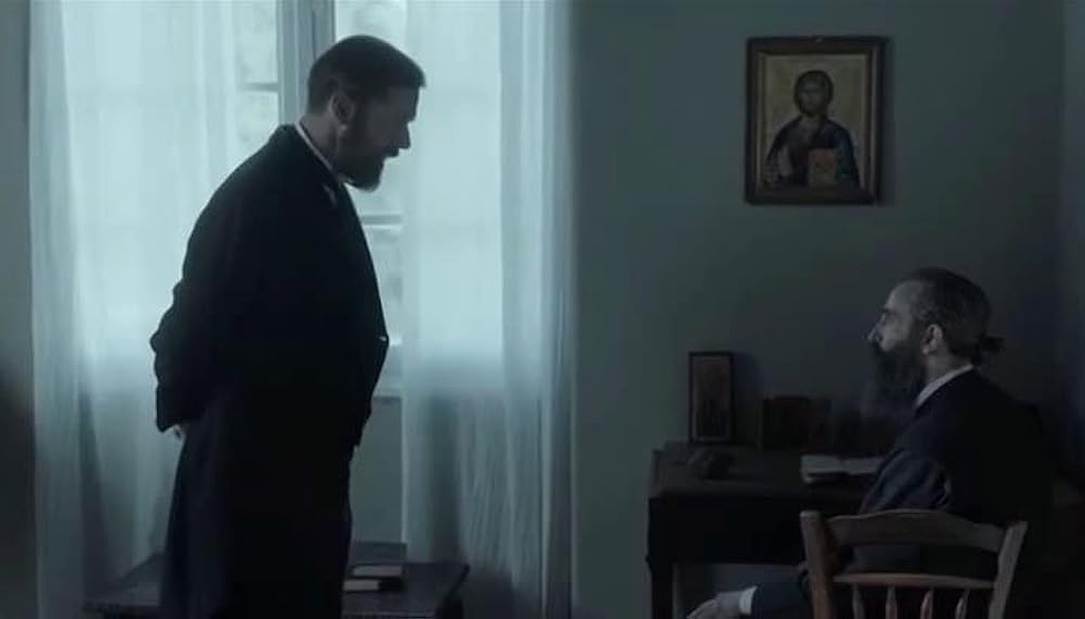 Aris Servetalis y Christos Loulis en man-of-god