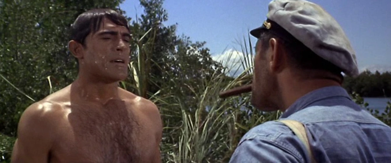 Mike Henry y Jan Murray en tarzan-en-el-amazonas