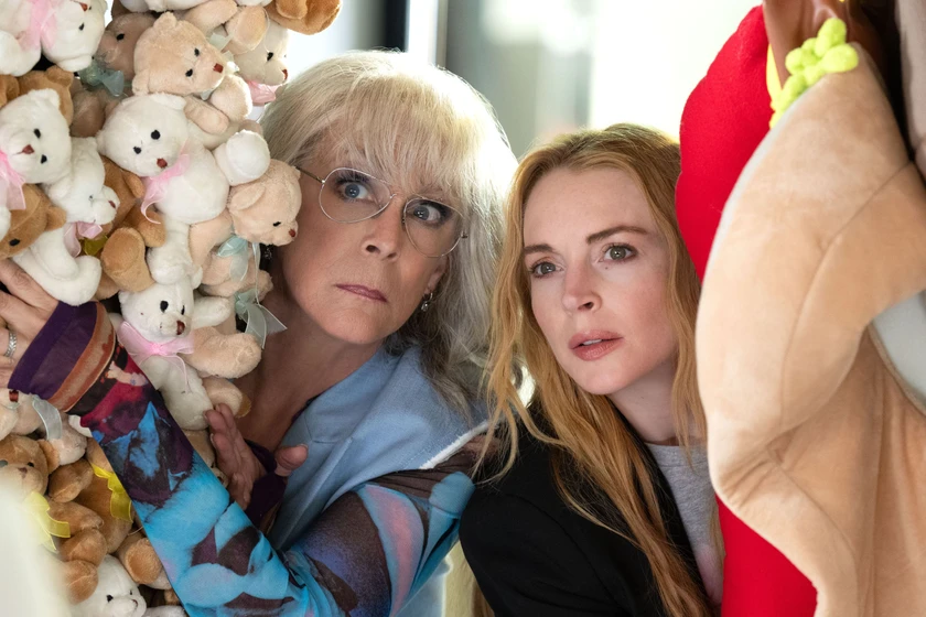 Jamie Lee Curtis y Lindsay Lohan en ponte-en-mi-lugar-de-nuevo