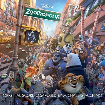 Carátula de la banda de sonido de Zootrópolis