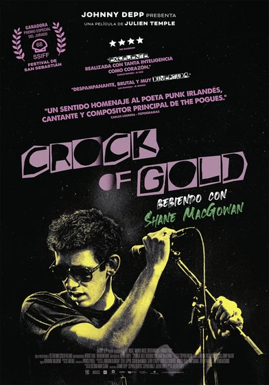 Imagen de crock-of-gold-bebiendo-con-shane-macgowan (Cartel español)