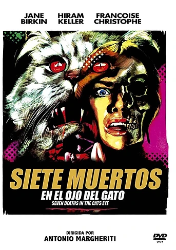 Poster de Siete Muertos en el ojo del gato