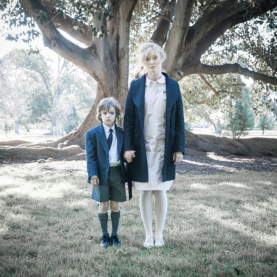 Essie Davis y Noah Wiseman en Babadook